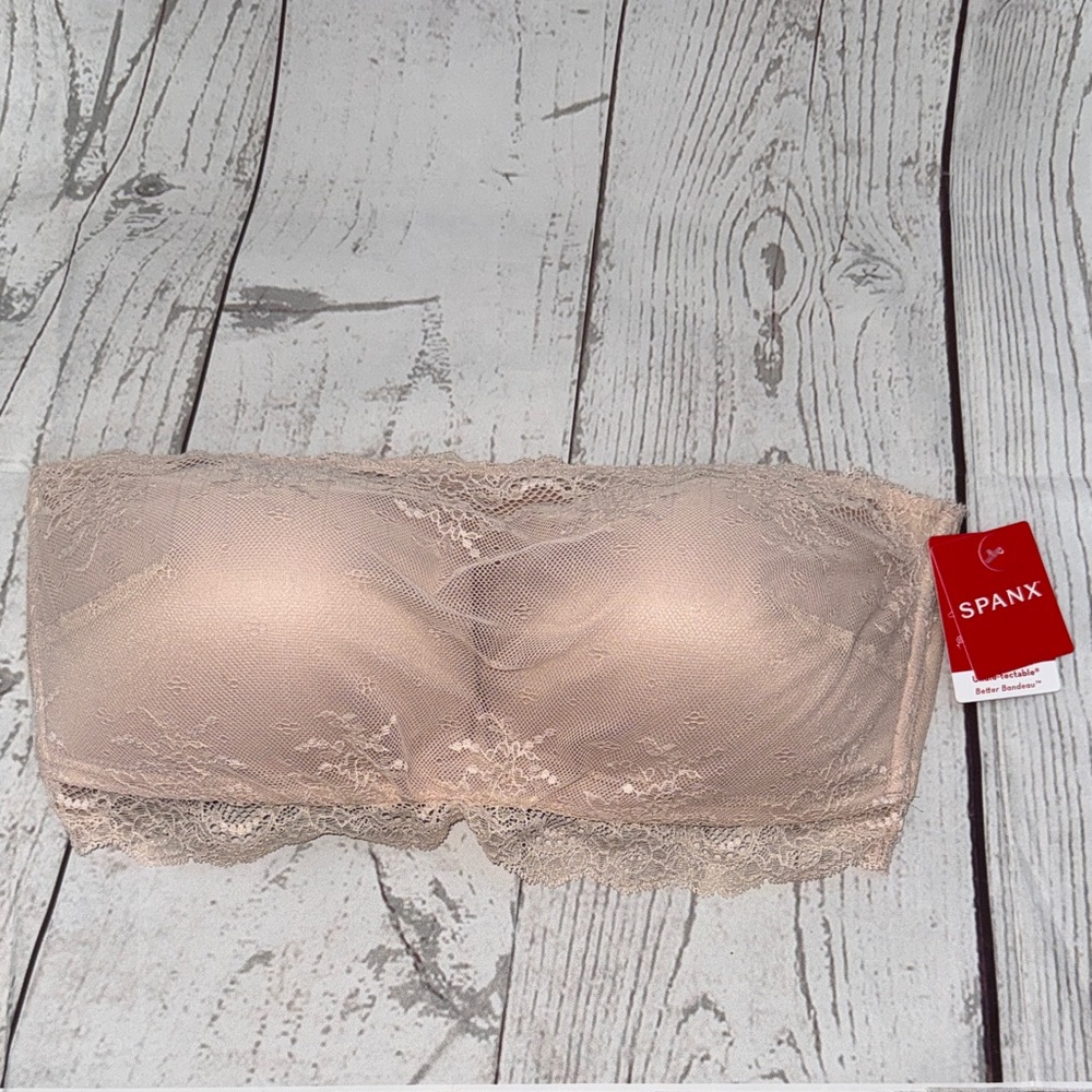 SPANX Lace Strapless Bandeau - Nude Blush